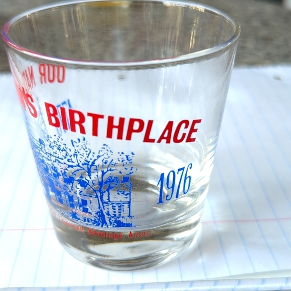 Vintage Bicentennial 1776-1976 Ohio Licensed Beverage Assoc Drinking Glasses 2ea - Picture 2 of 7